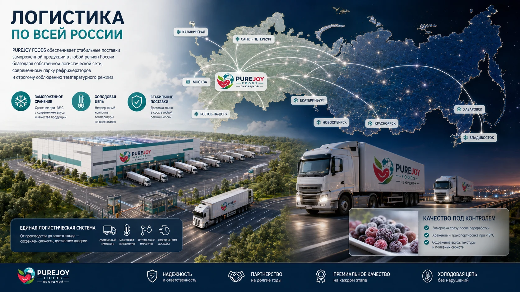 Logistics across Russia